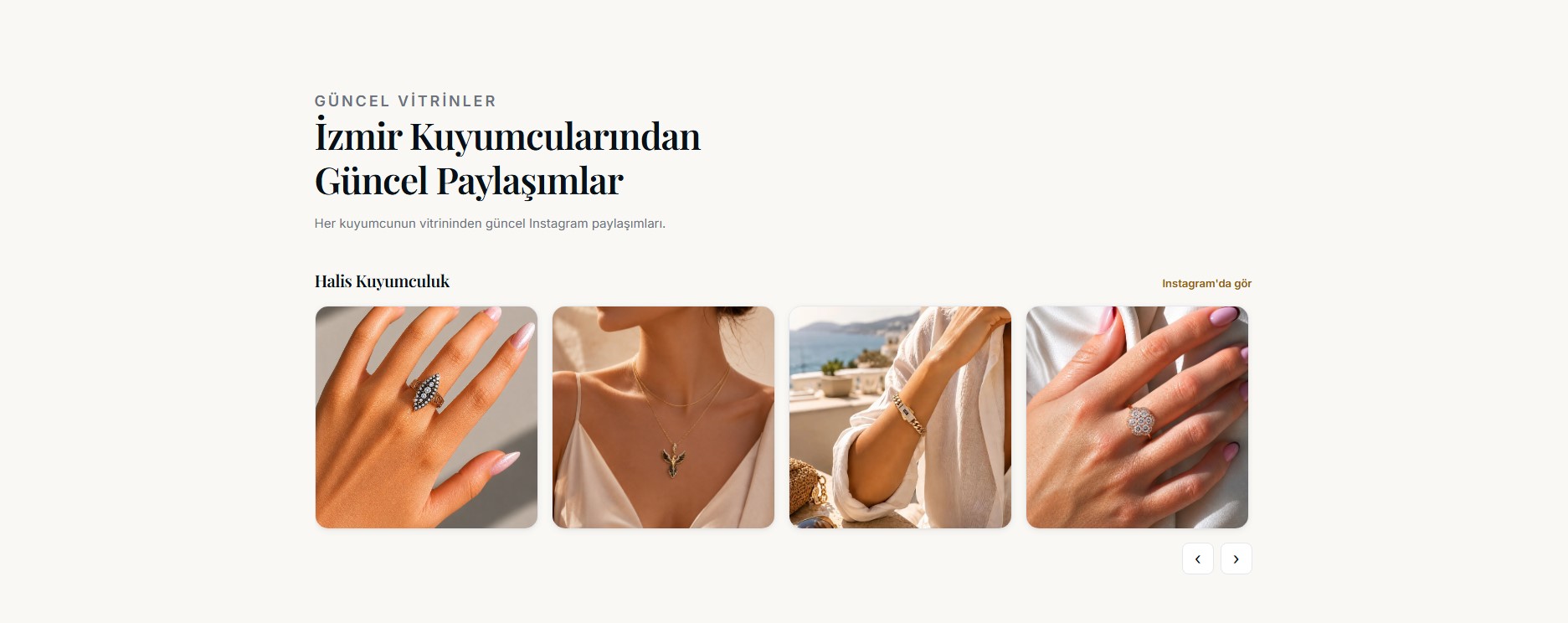 Kuyumcularım Web Projesi